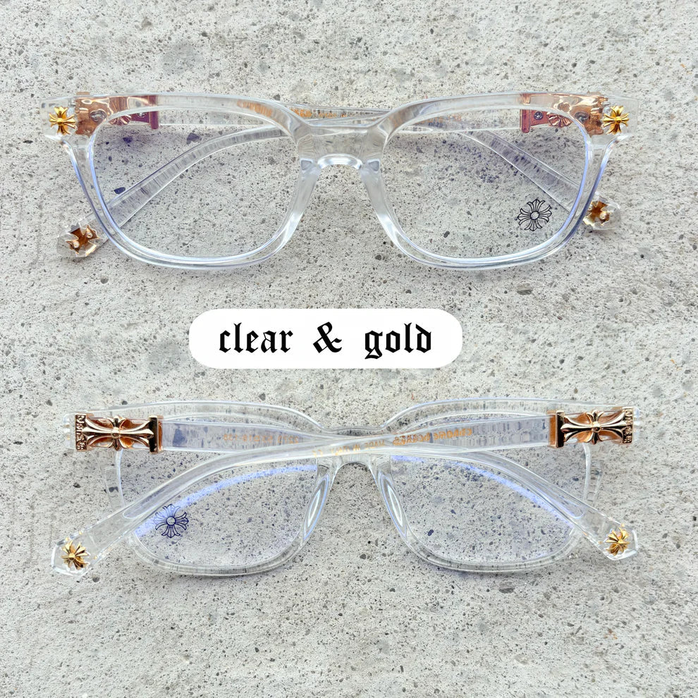 R3 Gold Clear Chrome Glasses™